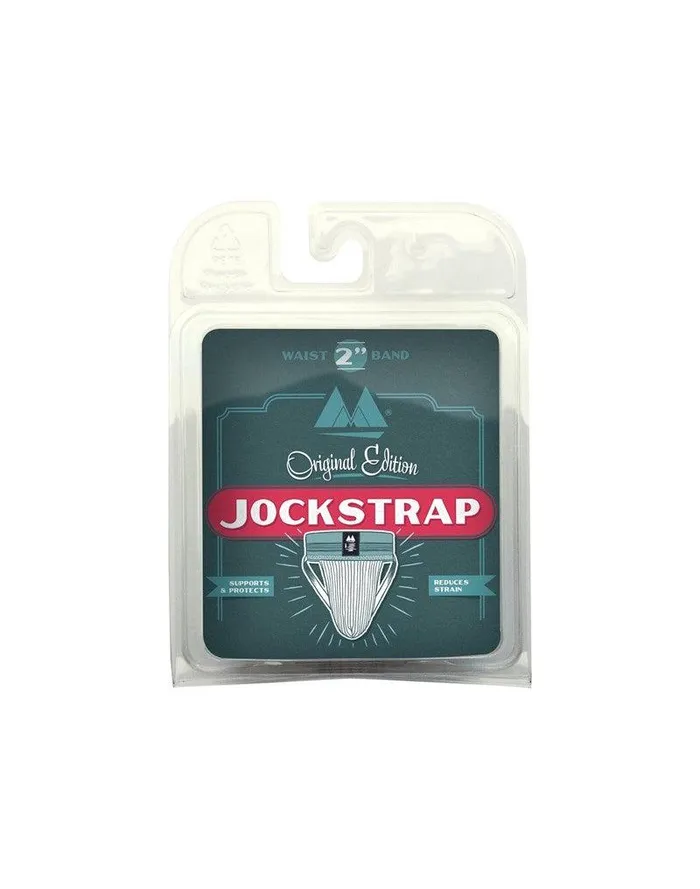 Anal | Bike Jockstrap Met elastische band 2 inch wit/Grijs