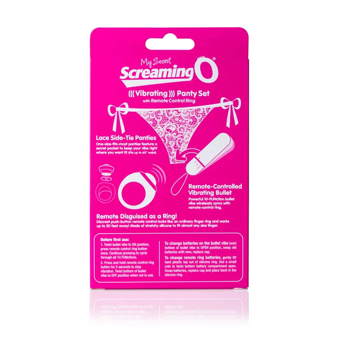 Screaming O Remote Control Panty Vibrator Pink Screaming O Female Sex Toys