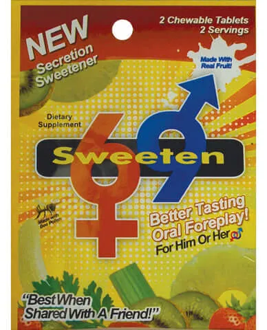 Assorted Pill Vendors Female Sex Toys Sweeten 69 12 Count Display