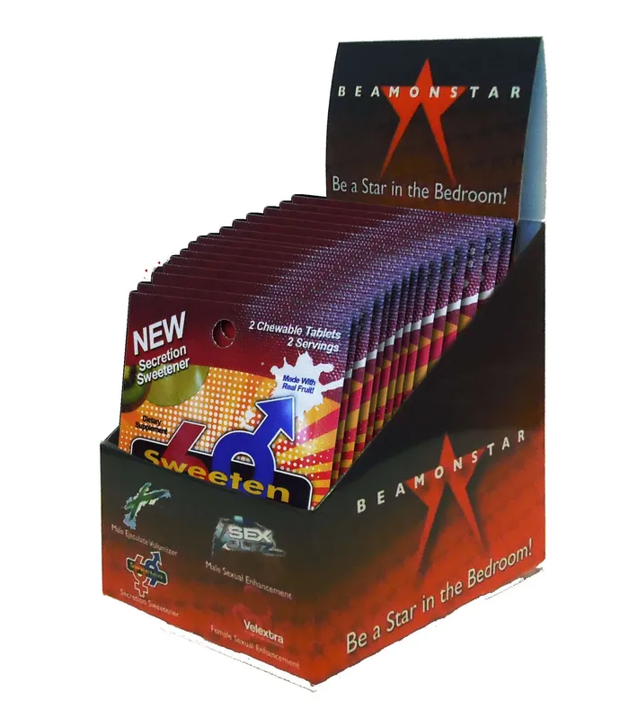 Assorted Pill Vendors Female Sex Toys Sweeten 69 12 Count Display