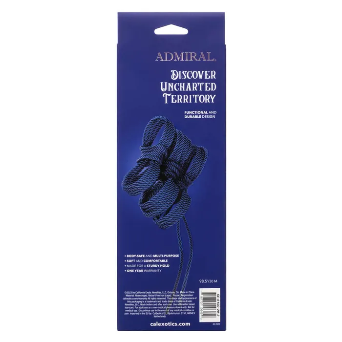 California Exotic Novelties Couples Admiral Rope Explore Sensual Bondage with 985 Feet of Versatile Pleasure