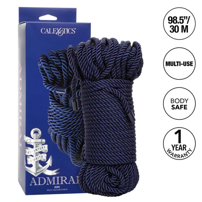 California Exotic Novelties Couples Admiral Rope Explore Sensual Bondage with 985 Feet of Versatile Pleasure