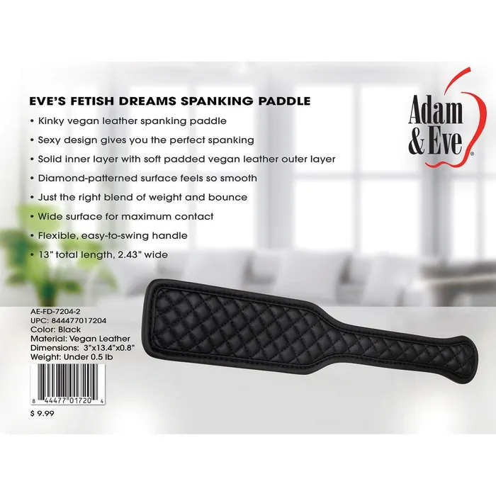 Female Sex Toys ADAM EVE Eves Fetish Dreams Spanking Paddle