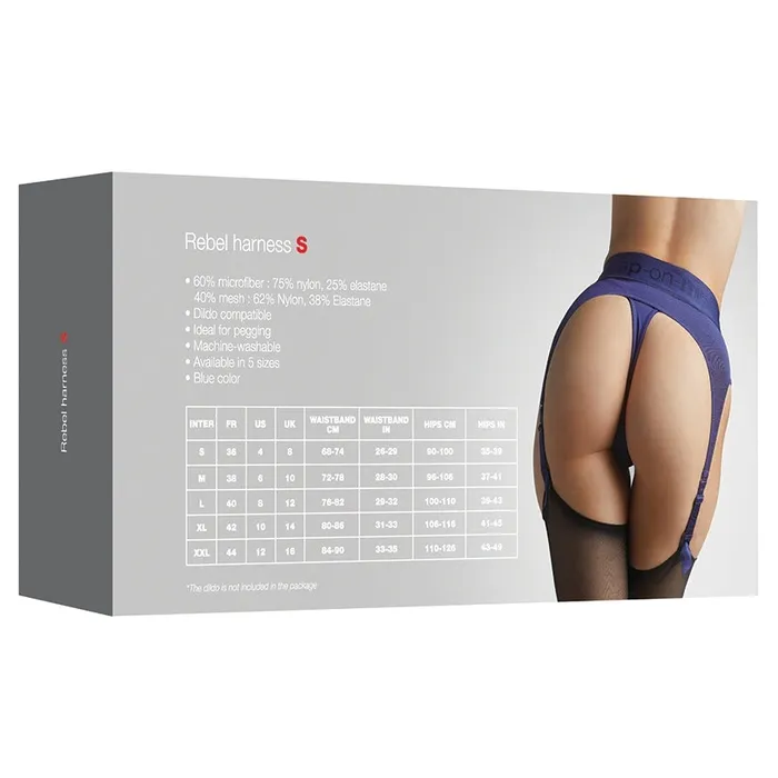 Female Sex Toys LOVELY PLANET Strap On Me Harness Lingerie RebelNight Blue S