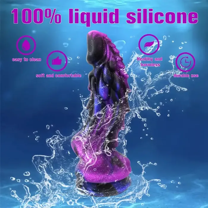 GHETTOFF Female Sex Toys Dragon Dildo With Strong Suction Cup For HandsFree Play