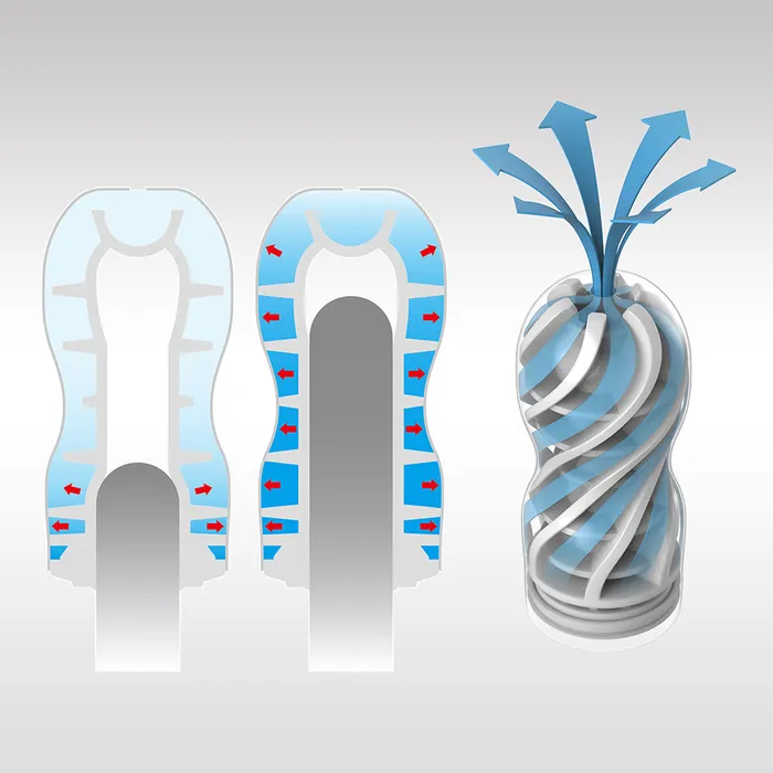 AIR FLOW CUP DELICATE GENTLE EDITION TENGA Male Sex Toys