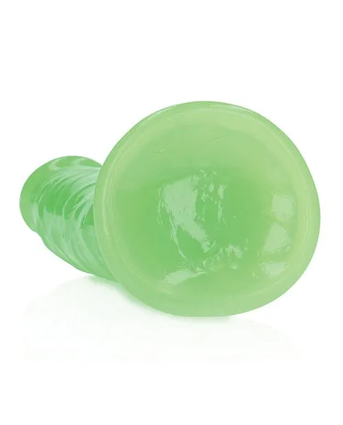 Dildos Shots America Shots Realrock 7 Slim Dildo Glow In The Dark Neon Green