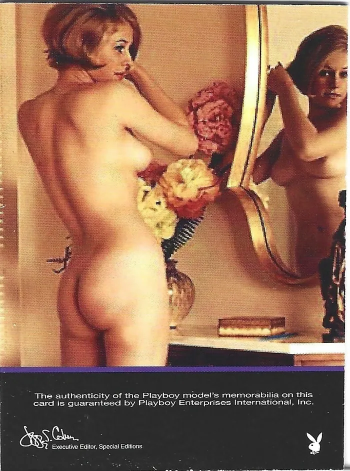 Anal Dans Cards Playboys The Book Of Lingerie Vol 2 Gaye Rennie Gold Foil Archived Memorabilia Card