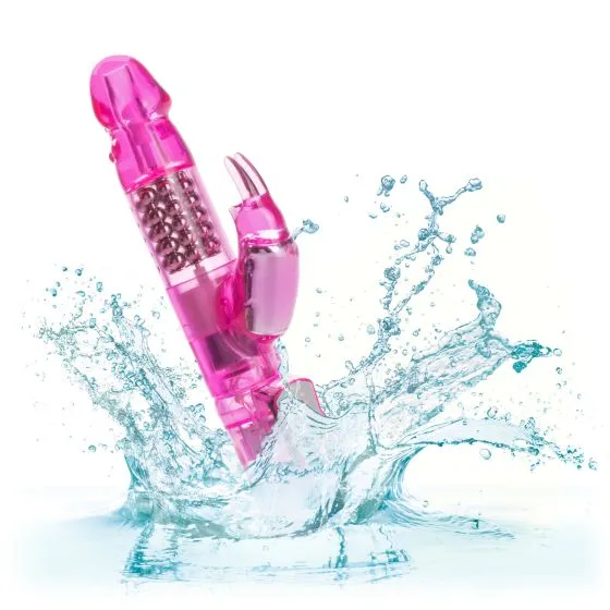 Castle Megastore Vibrators Waterproof Jack Rabbit Pink